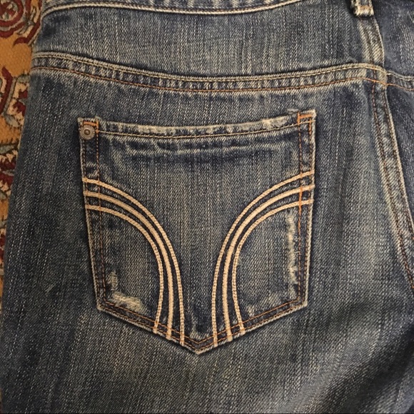 🦋 3 for $25 - Hollister Button Fly Distressed Jean Shorts - Picture 7 of 10